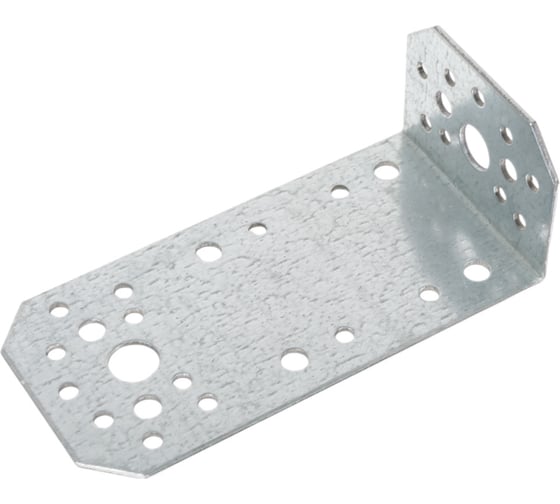 Уголок крепежный STARFIX асимметричный, 65x130x50 мм, KUAS белый цинк SMP-43143-1