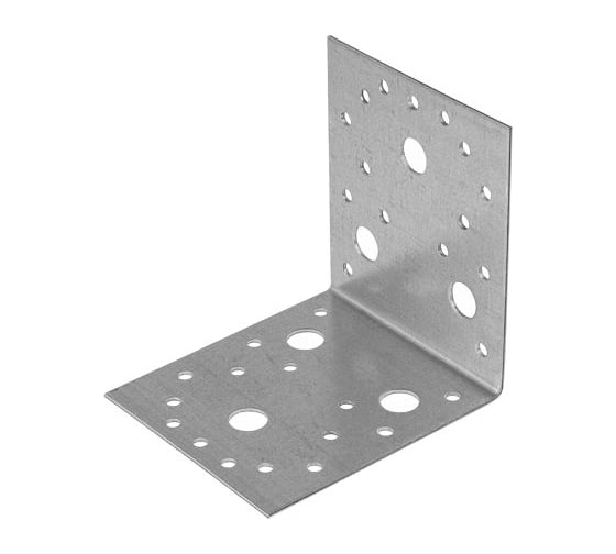 Уголок крепежный STARFIX 90x105x105 мм KU 2.5 мм, белый цинк SMP-68476-1
