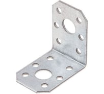 Уголок крепежный STARFIX 35x50x50 мм С 2.0 мм, белый цинк SMP-101387-1