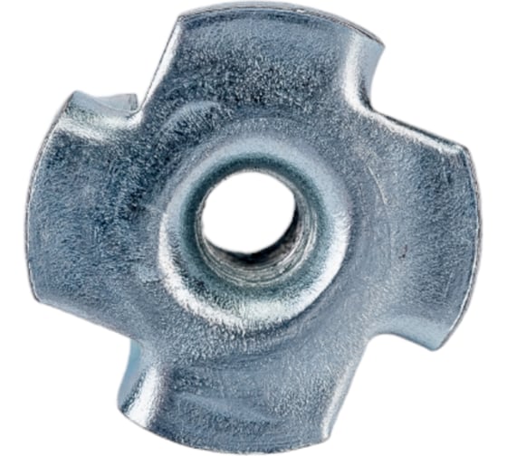 Гайка STARFIX М5/8 врезная, цинк, DIN 1624, 20 шт. в зип-локе SMZ1-19686-20