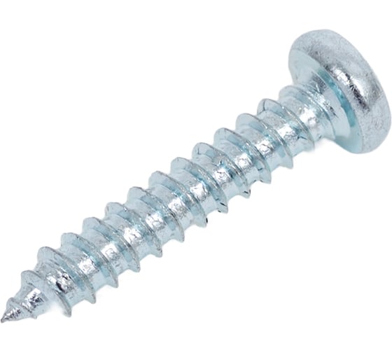 Шуруп STARFIX 2.2x13 мм, полусферическая головка, белый цинк, острый, DIN 7981, 100 шт. в зип-локе SMZ1-90266-100 1