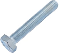 Болт Стройметиз М10x120 DIN 933, класс прочности 5.8, цинк 2 шт. европодвес 11462 30111612