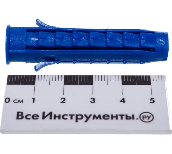 Распорный дюбель Tech-Krep Чапай 12х60 шипы-усы, синий 250 шт 00005643