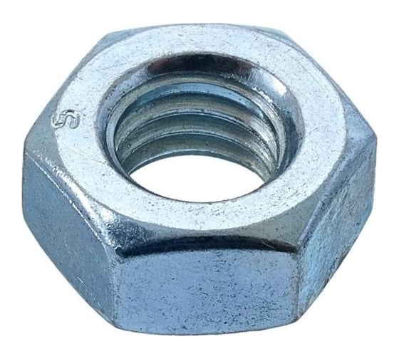 Гайка Стройметиз М4, DIN 934, цинк, 50 шт. европодвес 00000012794 303002150 1