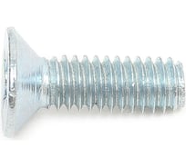 Винт Стройметиз M4x12, DIN 965, потайная головка, цинк, 16 шт. европодвес 00000076301 309412116
