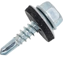 Саморез Стройметиз 4,8x19 кровельный, цинк, 20 шт. европодвес 00000054050 2070211