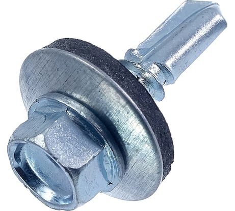 Саморез Стройметиз 5,5x19 мм, кровельный, цинк, 60 шт. коробка 00000033531 299549