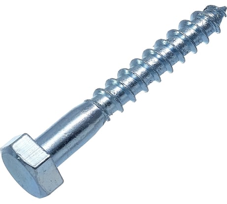 Шуруп Стройметиз 6,0x140 сантехнический, DIN 571, цинк (уп. 2 шт) европодвес 00000053540 21705712