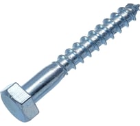 Шуруп Стройметиз 8,0x50 сантехнический, DIN 571, цинк (уп. 5 шт) европодвес 00000018335 21706515