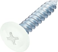 Саморез Стройметиз 4,2x16 металл-металл с прессшайбой, RAL 9003, 35 шт, европодвес 00000042435 25300516135