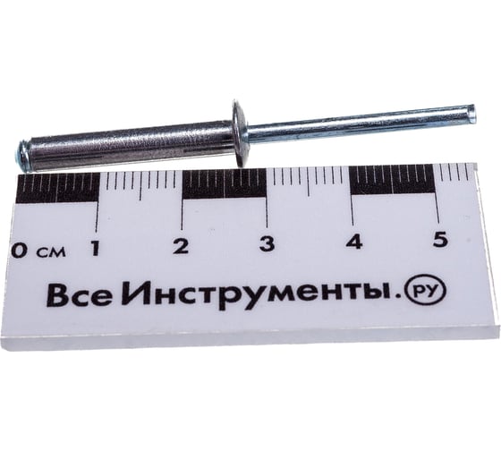 Вытяжная заклепка Стройбат алюм/сталь 4,8x25, 6 шт 244051