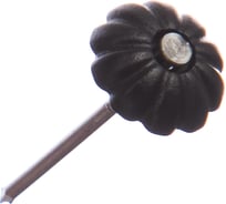 Декоративные гвозди с пластмассовой головкой Стройбат черный 80 шт 089231