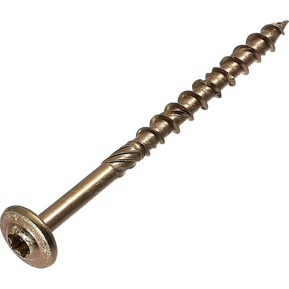 Саморез конструкционный универсальный Стройметиз 8,0x140 желтый, пресс ...