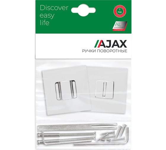 Ручка поворотная AJAX BK6.K.JS51 (BK6 JS) CP-8 хром 48259