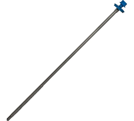 Саморез для сэндвич-панелей HARDWEX ТМ HWX5-P10-6.3/5.5x240 мм, св.№3, RUSPERT, RAL 5015, 50 шт. 5190024092732