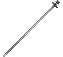 Саморез для сэндвич-панелей HARDWEX ТМ HWX5-P10-6.3/5.5x240 мм, св.№3, RUSPERT, RAL 7005, 50 шт. 5190024092794