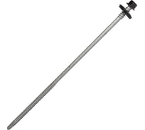 Саморез для сэндвич-панелей HARDWEX ТМ HWX5-P10-6.3/5.5x240 мм, св.№3, RUSPERT, RAL 9005, 50 шт. 5190024092855