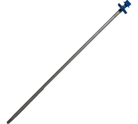 Саморез для сэндвич-панелей HARDWEX ТМ HWX5-P10-6.3/5.5x240 мм, св.№3, RUSPERT, RAL 5005, 50 шт. 5190024092725