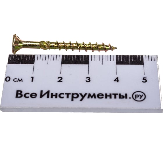Саморез по дереву HIMTEX проф. желт. потай Torx 20 4x40 500 шт. 04040Fh