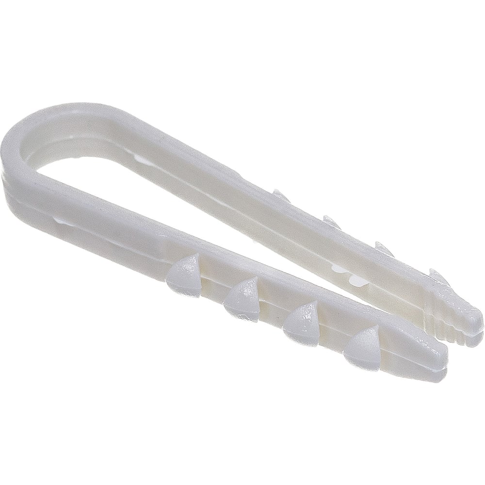 Дюбель - хомут (нейлон) Мир Хомутов МХ 19x25 мм, белый, 100 шт. PL19 ...