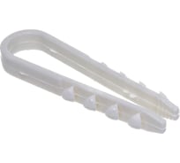 Дюбель - хомут (нейлон) Мир Хомутов МХ 11x18 мм, белый, 100 шт. PL11-18BDH4NL