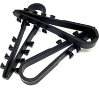 Дюбель - хомут (нейлон) Мир Хомутов МХ 11x18, черный, 100 шт. PL11-18HDH4NL