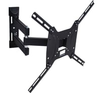 Настенный стальной кронштейн для TV KROMAX 15-55 max 35 кг DIX-24 black