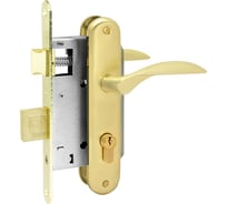 Врезной замок НОРА-М NEW 94-55 мм золото 16910