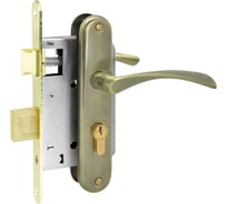 Врезной замок НОРА-М NEW 100-55 мм ст.бронза 16913