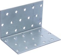 Крепежный уголок равносторонний Стройметиз KUR 100x100x100 цинк (1 шт) этикетка 00000064463 4610239