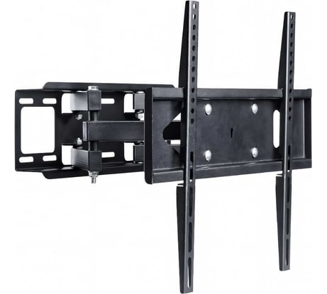 Кронштейн для телевизора remounts наклонно-поворотный, черный, 26"-65" ТВ vesa 400x400 RMM 442B