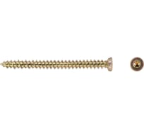 Шуруп по бетону нагель Квадра 7.5x225 мм, шлиц T30, жёлтый цинк, 50 шт. NC0752250050