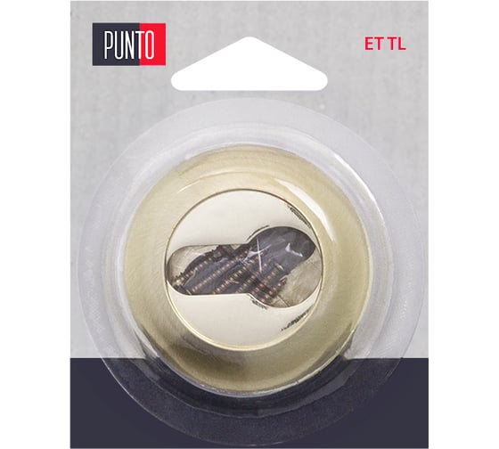 Накладка под цилиндр PUNTO LM/A ET.R.TL54 SG/GP-4 матовое золото/золото 46153 1