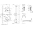 Корпус замка PUNTO ML85-50/BL BL (черный) блистер 48797 2