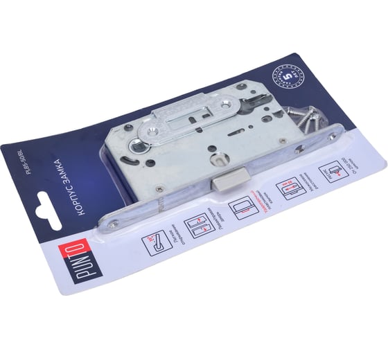 Корпус замка PUNTO PL85-50/BL CP (хром) 49221