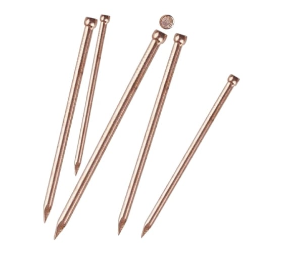 Финишные гвозди ГОСКРЕП NFL 1,8х30 омедненные 0,5 кг, пл.конт 280 мл 9-0011560 1