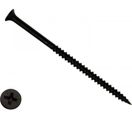 Универсальный саморез КРЕП-КОМП черный 4,8х95 1500шт чм95