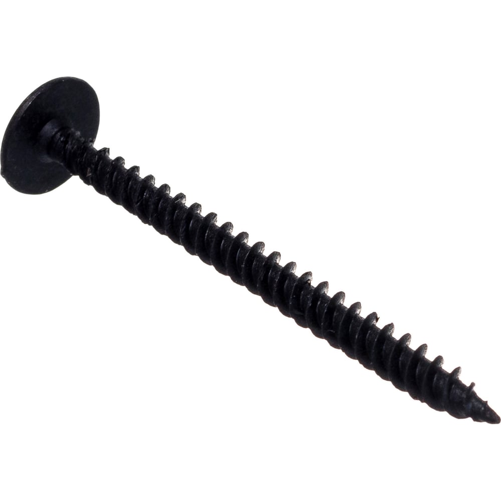 Саморез с прессшайбой КРЕП-КОМП острый, черный фосфат 4,2х51 350шт ...