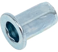 Шестигранная заклепка КРЕП-КОМП с внутр. резьбой, цил. бортик, белый цинк м4х0.7х11 1500шт зрш4