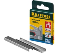 Скобы для степлера KRAFTOOL тип 53 (A/10/JT21) 23GA 18 мм, 1000 шт, 31670-18