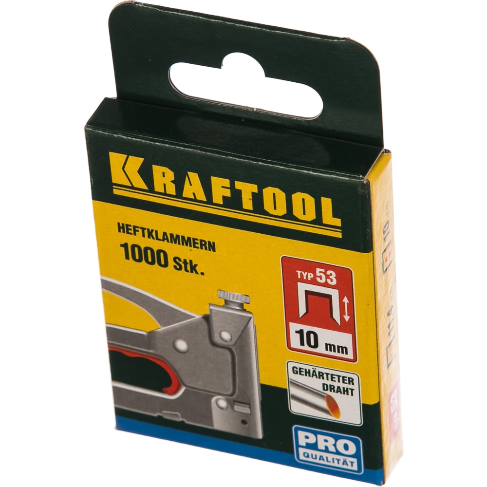 Скобы для степлера KRAFTOOL тип 53 (A /10 /JT21) 10 мм, 1000 шт, калибр ...