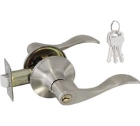 Межкомнатная защелка ISPARUS ISP матовый никель ЗВ1-01 ключ/фикс. 16932