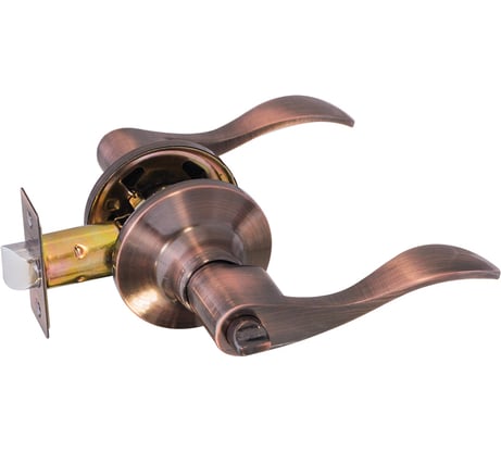 Межкомнтаная защелка ISPARUS ISP ЗВ1-03 старая медь фикс. 16939