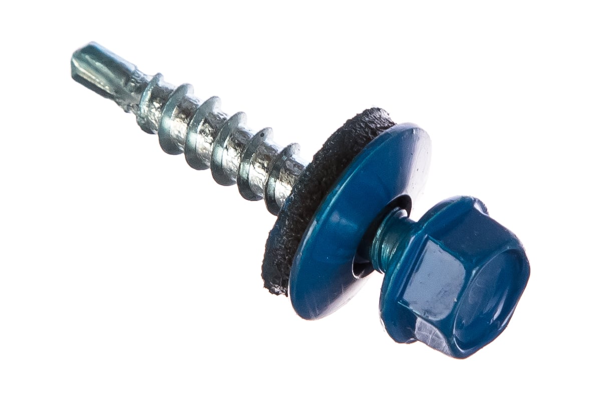 Кровельный саморез Tech-Krep КРс ZP 4.8x35 5010 синий 200шт. 00002694 ...