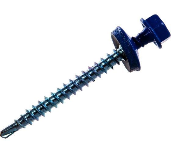 Кровельный саморез Tech-Krep КРс ZP 4.8x51 5010 синий 150шт. 00002838 1