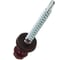 Кровельный саморез Tech-Krep КРс ZP 4.8x51 3005 винно-красный 150шт. R УТ-00013189 2