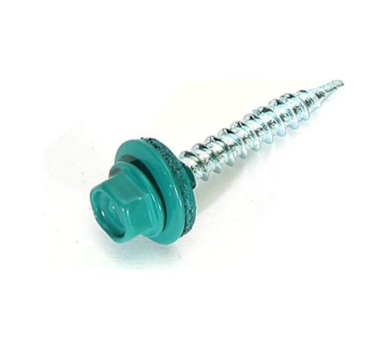 Кровельный саморез Tech-Krep КРс ZP 4.8x70 5021 морск. волна 1500шт. 00006029