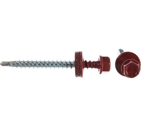 Кровельный саморез Tech-Krep КРс ZP 4.8x51 3003 ярко-красный 150 шт. 00006717 1