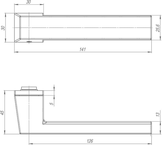 Ручка раздельная ARMADILLO K.ART30.CLARITY FSG-39 флорентийское золото 48145