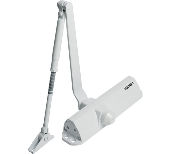 Доводчик дверной FUARO DC20-4/TS-68 ФОП WH до 85 кг (белый) 47843 1